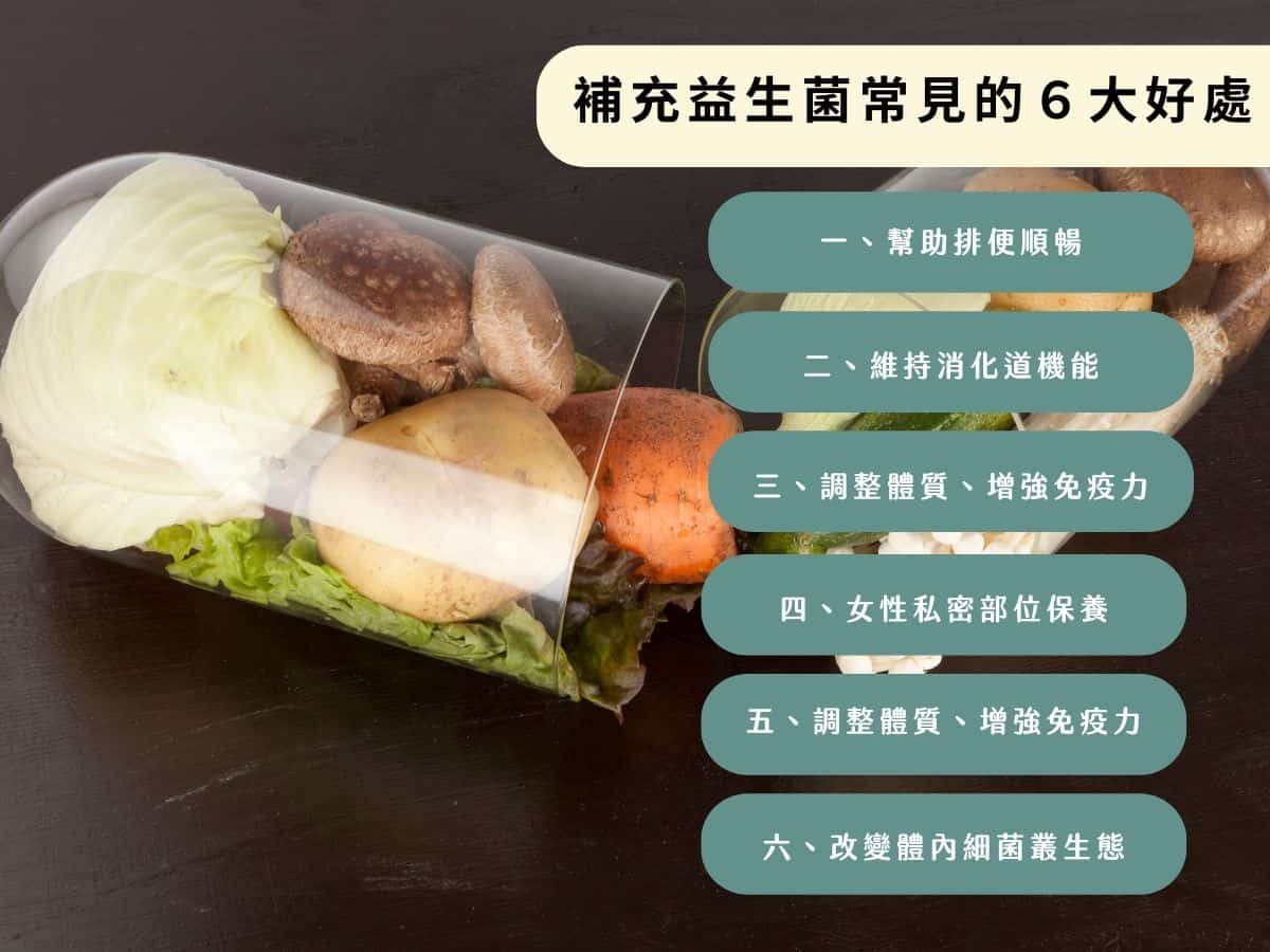 常見的益生菌種類:補充益生菌的六大好處